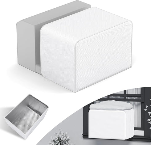 Window Air Conditioner Insulation Cover for U-Shaped AC Units, Universal Fit for 8000/10000/12000 BTU