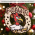 2025, Katinat Funny Christmas Ornaments Wooden F-Caw-F Chicken Ornaments Chicken Gifts for Chicken Lovers Funny White