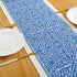 13 48 Inch Floral Coffee Table Runner for Living Room Kitchen Farmhouse Bordered Dining Table Runner with Fringe