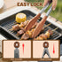 YaHees (9 inch) Wooden Tongs for Cooking, Multi-Purpose for Tossing Salads, Grilling, Flipping Food & Serving Bread