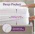 7-9 inches CirclesHome Crib Size Mattress Pad Pillow Top - Double Puff Fleece Top Down Alternative Mattress Protector