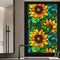 Decorative Window Privacy Film, Stained Glass Window Clings, Anti-UV Frosted Tinting Film, Non-Adhesive, 17.7" x 39.5"