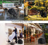 Waterproof & Dustproof Industrial Floor Fan Cover for Most 18" 20" High Velocity Electric Shop and Home Fans