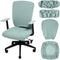 Office Chair Covers Set, Universal Protective Stretchable Chair Seat Covers, Desk Chair Armrest Covers, Slipcovers Pads
