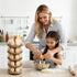 Countertop, 5 Countertop 30 Countertop Wooden Fresh Egg Holder Layer Rotating Egg Holder for Fresh Eggs, Stackable