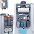 Mini Fridge Organizer 54" x 11.8" - Over The Fridge Storage with 16 Pockets for Pantry Goods, Utensils & More