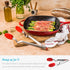 Dreamfarm Clongs Kitchen Cooking Tongs, 12" Black, Grippy Silicone & Stainless Steel, Click-Lock