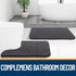 OLANLY Bathroom Rugs 47x20, Extra Soft Absorbent Chenille Bath Mats, Non-Slip, Machine Washable for Bathroom Floor