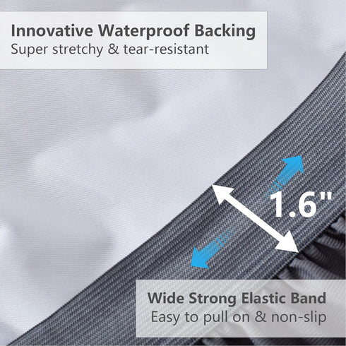 Twin XL Mattress Topper for College Dorm - Waterproof Protector Cover, Extra Long Cooling Pad, Washable, Deep Pocket