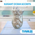 Tumbler Home Mix of White Seashells - Set Includes 1 Pound White Shells up to 3 inches for Home Decor and Crafts