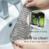 Mofason Silicone Soap Tray, Bathroom Kitchen Finishing Tray, Soap and Sponge Sink Organizer (Mist, 2 Pack)
