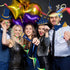 Zonon 24 Pieces Funny Photo Booth Props for Birthday, Graduation, Weddings, Prom, Disco, Mardi Gras Party Supplies,