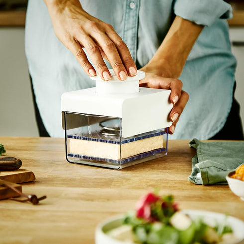 TofuBud Tofu Press - Presser for Firm or Extra Firm Tofu - Dishwasher Safe with Water Drainer - Made from Durable