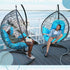 2.58 Hammock Patio(Blue,1 Tudomro Egg Chair Cushion Filling kg Replacement Rocking Wicker Chair Cushions High Back