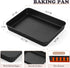 E-far 9 x 13 Inch Baking Pan, Nonstick Stainless Steel Rectangle Cake Pan for Baking Brownies, Casseroles, Lasagna