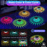 ZRYBOMY 6 IPX8 1 Pack RGB Solar Floating Pool Lights, Smart Auto ON/Off Pool Light with Lighting Modes, Waterproof LED