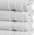 12 Chakir Turkish Linens Premium Cotton Absorbent Turkish Towels (Washcloths - Piece, White)