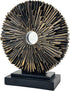 Paytonture Abstract Statue for Home Decor,Office Desk Sculpture for Men,Creative Round Line Ornament