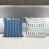 YCOLL Pillow Covers 16x16 Set of 4 - Modern Outdoor Linen Fabric Pillow Case for Couch, Light Blue