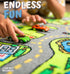43 26 312 ToyVelt Carpet Playmat Kids Rug - Medium x Educational City Road Traffic Mat for Kids Ages - Preschool Rug