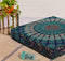 Popular Handicrafts Floor Pillow Cushion Cover - Indian Hippie Mandala Square Ottoman