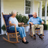 Set 1 of Indoor Outdoor Burgundy Chair Cushion Waterproof High Back Rocking Chair Cushions Soft Patio Chair Pad