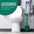 JS Jackson Supplies Professional Bellows Toilet Plunger, High Pressure Thrust for Heavy Duty Clogs, Green