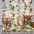 33ft 100 suddus Vine with Fairy Light Plug in, LED Pothos String Lights Connectable with Remote, Leaf Lights