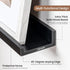 Set 2, 24 Inches Picture Ledge Shelf, Floating Shelves of Solid Wood Nursery Book Shelves for Toys Storage, Kids