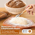 Sourdough Bread Proofing Basket Banneton Bowl with Liner, Handmade Quality Round Indonesian Rattan Baking Supplies