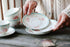 Sets Set 03) Jusalpha Fine China Tea Vintage Rose Flower Series Coffee Cup-Teacup Saucer Spoon with Teapot Warmer