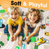 IKITOT Room(100160cm/3963in) Y6 Kid Rug Carpet Playmat for Toy Cars and TrainPlay Area Rug with Rubber BackingFun Throw