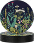 Nipichsha Coasters for Drinks, Set of 6 Absorbent Rubber Coasters with Non-Slip Backing, Round 4", Dandelion