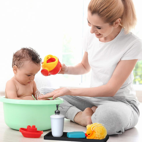 ZAPPOWARE Silicone Kitchen Sink Caddy Sponge Holder, 12"x4.7", Black Bathroom Vanity Tray Organizer