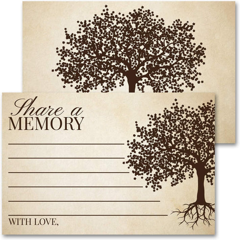 Pink Pixie Studio Deluxe Share A Memory Card, Celebration of Life, Pack of 40 4 x 6 Cards