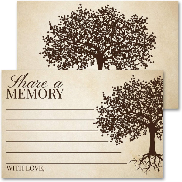Pink Pixie Studio Deluxe Share A Memory Card, Celebration of Life, Pack of 40 4 x 6 Cards