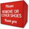 Shoe Cover Box | Disposable Bootie Holder for Realtor Listings, Please Remove Your Shoes Sign, Real Estate Supplies