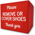 Shoe Cover Box | Disposable Bootie Holder for Realtor Listings, Please Remove Your Shoes Sign, Real Estate Supplies