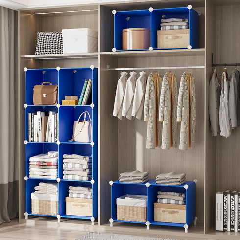 8 Closet AWTATOS Cube Storage Organizer, Cube Organizers and Storage Shelves, DIY Stackable Bookshelf for Bedroom