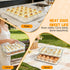 GXXWWSN 2-Layer 40 Deviled Egg Containers with Lid & Handle | Easter Gifts for Kids | Easter Deviled Egg Tray Carrier