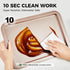 HONGBAKE Nonstick Cookie Sheets Set, Baking Sheet with Wider Grips, 3 Pack Half/Jelly Roll/Quarter Baking Tray,