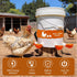 Carpower 2-5Gal 6ft 77 Thermostat Chicken Waterer Heater, Thermo Bucket Belt Heated Strap for Bucket Chicken Waterers