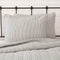 VHC Brands Hatteras Seersucker Blue Ticking Stripe Standard Sham, 21x27