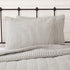 VHC Brands Hatteras Seersucker Blue Ticking Stripe Standard Sham, 21x27