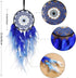 Evil Eye Dream Catchers - Blue Dreamcatcher for Bedroom, Evil Eye Wall Art Hanging Ornament, Good Luck Gifts