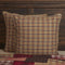 VHC Brands Wyatt Bedding Accessory - Euro Sham 26x26, Plaid Tan