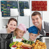 Air Fryer Cooking Times Chart and Instant Pot Cookbooks, 2 Sets of 6 Pcs, Black Magnetic Cheat Sheet