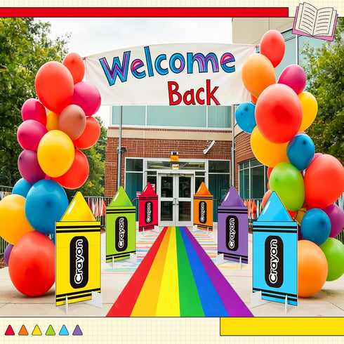 Reallnaive 6 Sets Casino Theme Party Decoration Giant Poker Yard Sign with Stakes Large Lawn Sign for Party to Enter