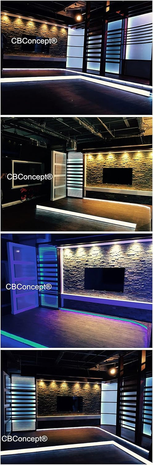 3.3 360 3000K Dimmable, 120V 60 3528 CBconcept UL Listed, Feet, Lumen, Warm White, AC Flexible Flat LED Strip Rope
