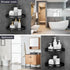 2 Pack WPT Corner Shower Caddy, Adhesive Shower Corner Shelf, Shower Organizer Storage Wall Mounted No Drilling